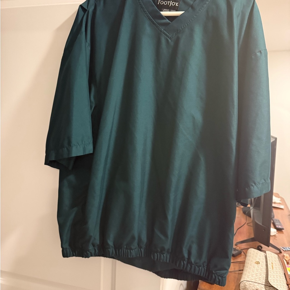 FootJoy Teal V-Neck Pullover